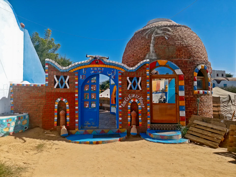Nubian Village by Boat